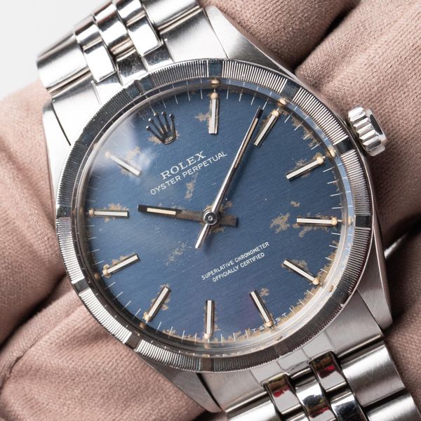 [WTS] 1969 Rolex Oyster Perpetual 1007 Blue Linen Dial