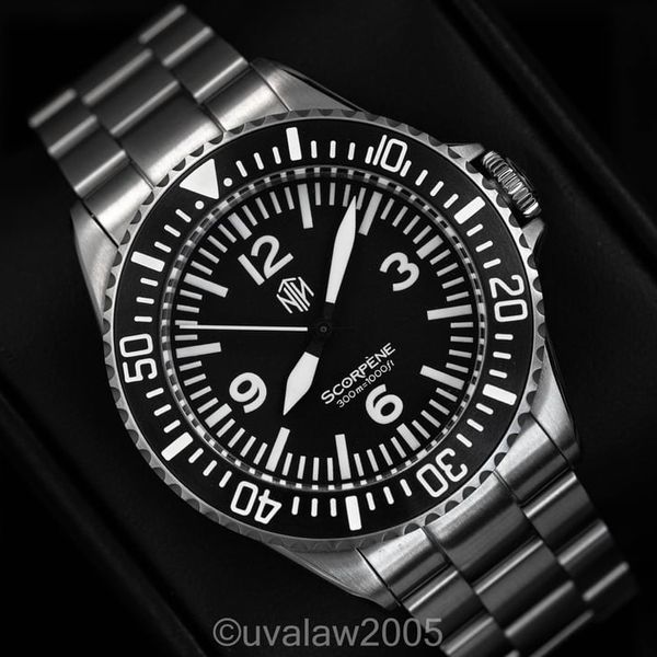 [WTS] NTH Scorpène V2, Black Dial, No-Date, OEM Bracelet