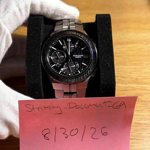 [WTS] Casio Oceanus Manta OCW-S5000MB Kyoto Maki-e Limited …