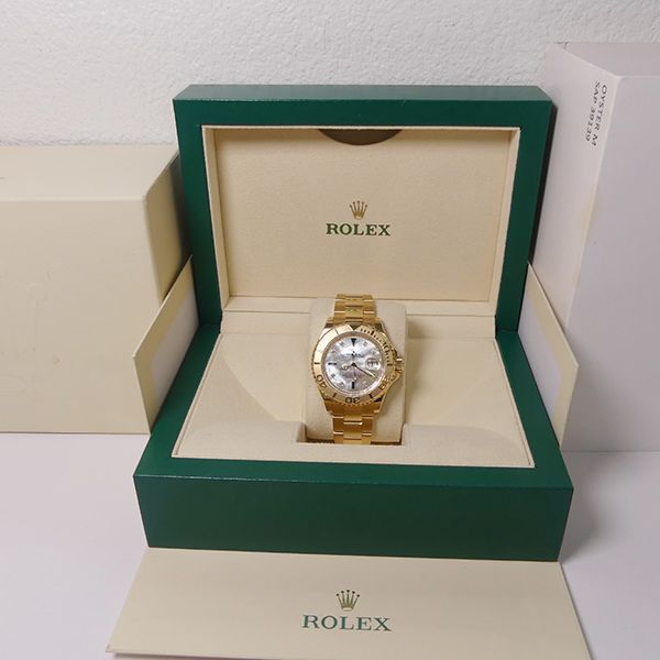 FS Rolex 18K YG Yacht-Master Factory MOP diamond dial. "M" …