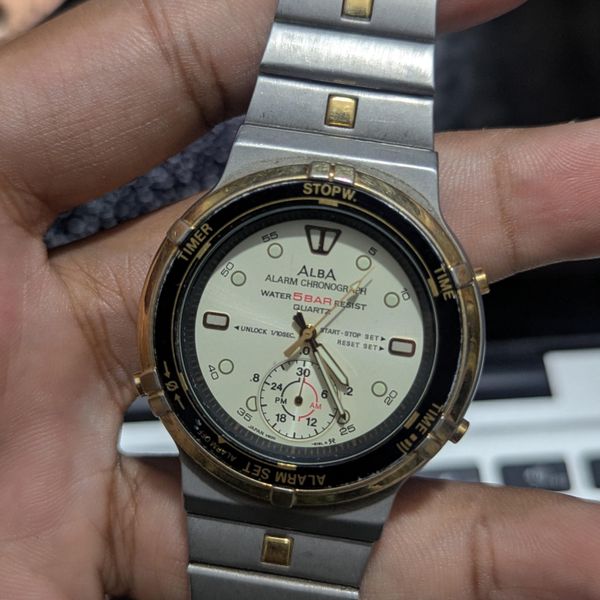 [WTS] JUNE 1998 - Rare Seiko - Alba Quartz - V600 6130 -Ala…