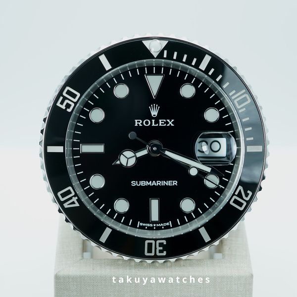 FSOT:BNIB Rolex 909010LN SUBMARINER DATE DESK CLOCK STEEL 8…