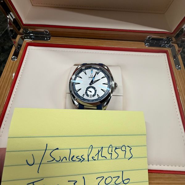 [WTS] Omega Aqua Terra Small Seconds Full Set w/ Steel and …