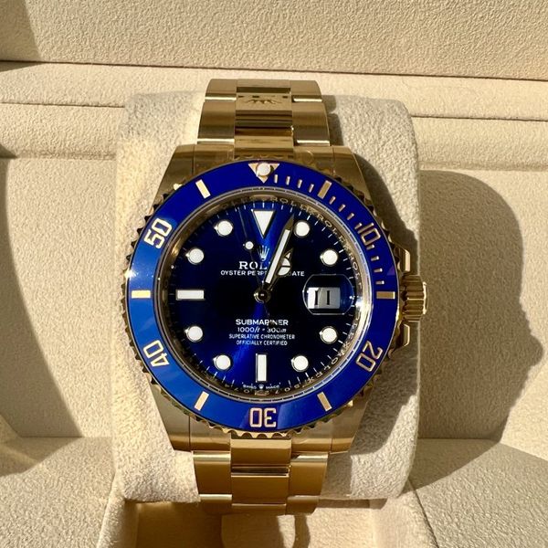 Rolex Submariner 126618LB helgull, Norsk - 100% urørt.