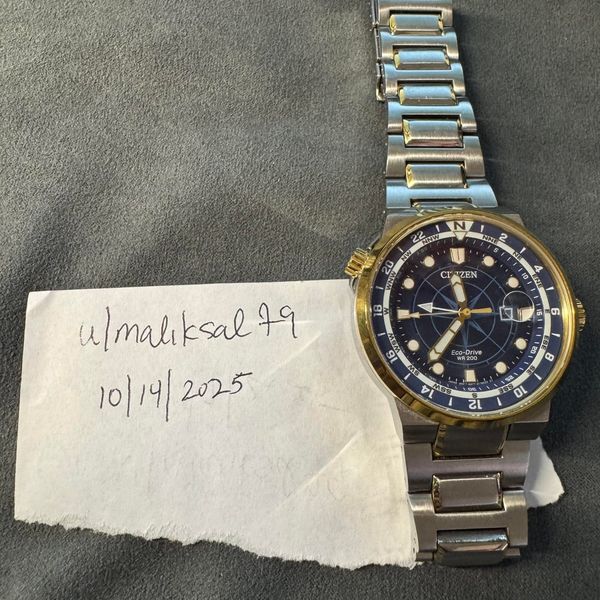 [WTS] - Citizen Endeavor BJ7144-52L - Blue Dial GMT Eco-Dri…