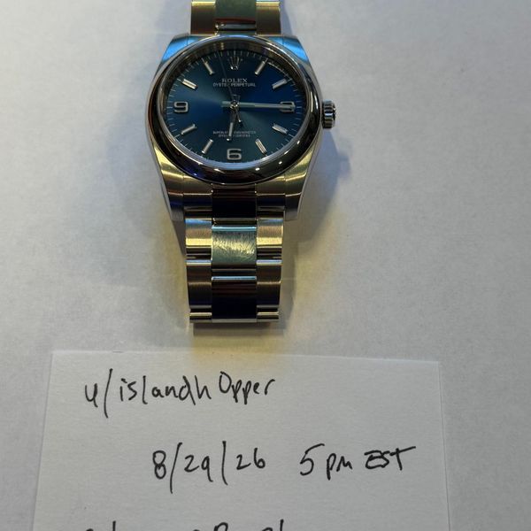 [WTS] Rolex OP 36 Blue Dial - 116000, Watch only, polished …