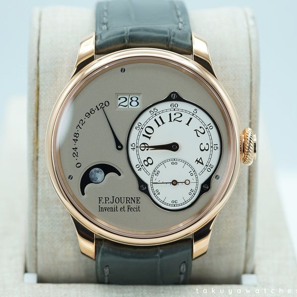 FSOT:MINT FP Journe OCTA LUNE ROSE GOLD GREY DIAL OFF CATAL…