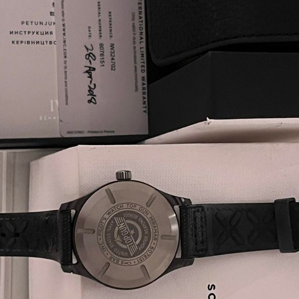 [WTS] IWC Mark XVIII Top Gun Miramar, full kit - $3999
