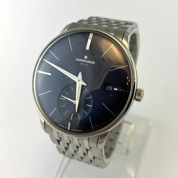 Junghans Meister MEGA 058/4901.00, Full Set, Stahl- und Led…