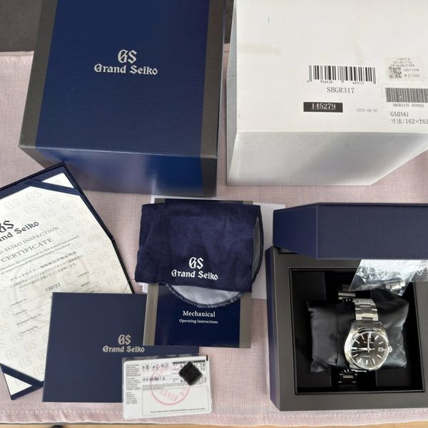 Grand Seiko Heritage SBGR317 Automatik Full Set aus 2025