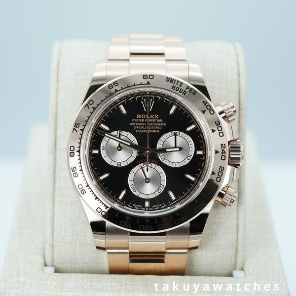 FSOT: Rolex 126505 DAYTONA 18K ROSE GOLD BLACK DIAL NEW MOD…