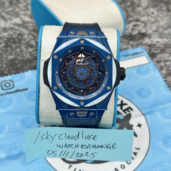 [WTS] Hublot Sang Bleu Titanium Ceramic Blue Dial 1 of 200 …