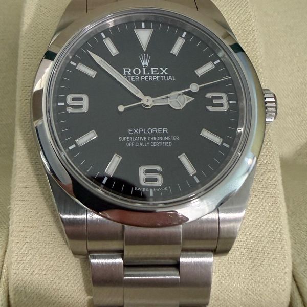 Rolex Explorer 214270 MK2 dial 39mm.  Keeps excellent time.