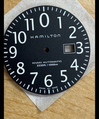 Hamilton Khaki Below Zero dial