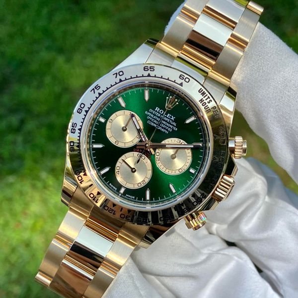 [WTS] Rolex Daytona 18K Yellow Gold / Bright Green • "John …