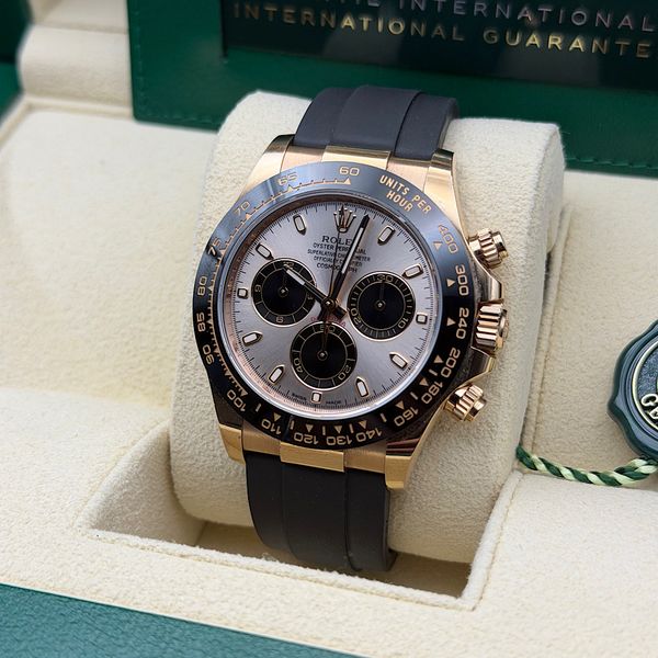 FS: 116515LN Rolex Daytona Rose Gold Sundust Oysterflex COM…