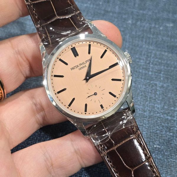[WTS] Patek Philippe Calatrava Salmon Dial in Platinum 6196…