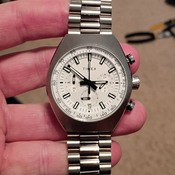 [WTS] Timex Legacy Tonneau Chronograph - white dial