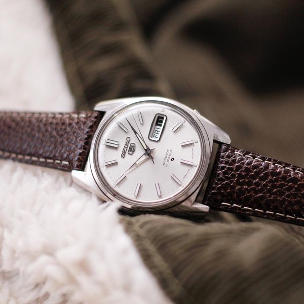 [WTS] 1970 Seiko Automatic Silver Sunburst Dial Men's Wrist…
