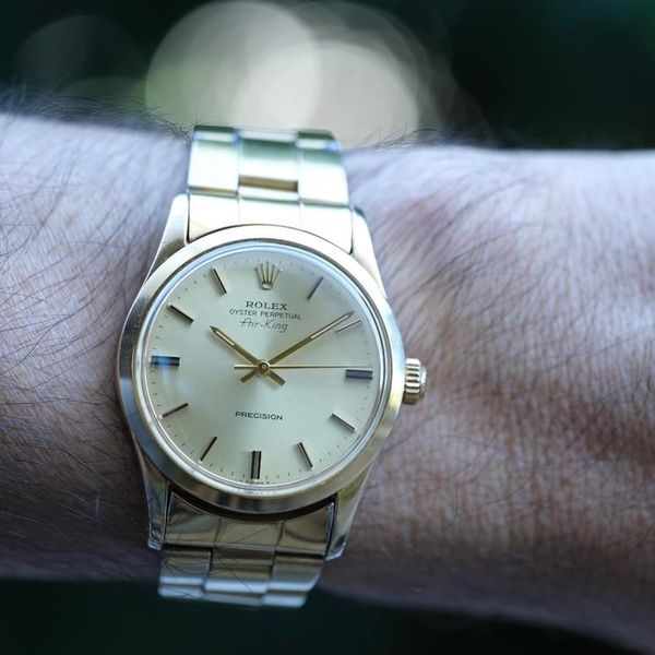 [WTS] Rolex Air King Gold Capped w/ Matching Bracelet Ref 5…