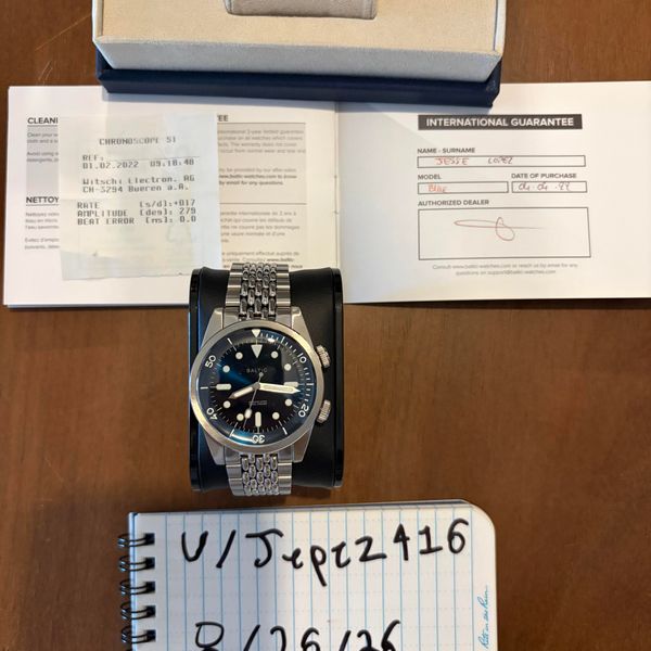 [WTS] Baltic Aquascaphe Dual-Crown Blue
