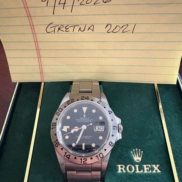 [WTS] Rolex Explorer II 16550 Black Dial – Full Set – Never…