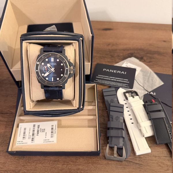 FS: Panerai PAM1466 Luna Rossa Ceramic Blue Titanium Case