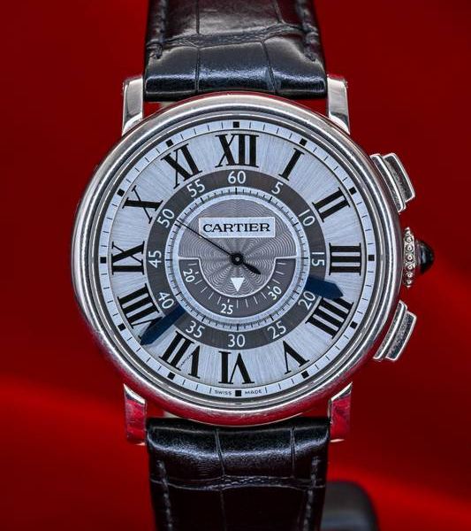 CARTIER Rotonde de Cartier Chronograph White Gold