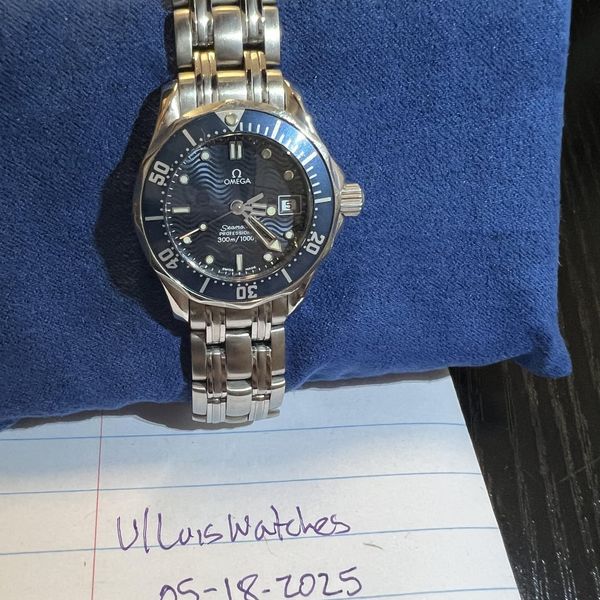 [WTS] OMEGA SEAMASTER BLUE Dial LADIES 28mm diver QUARTZ 25…