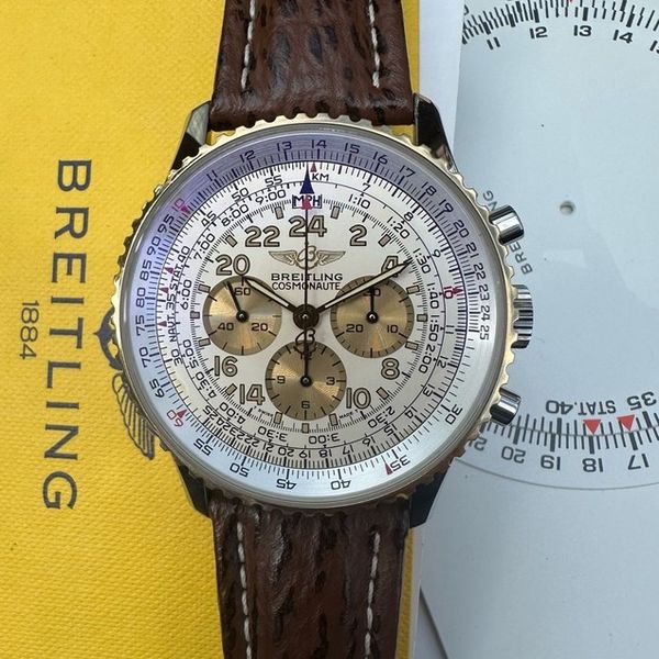FS: Breitling Navitimer Cosmonaute Lemania Chronograph 18K/…
