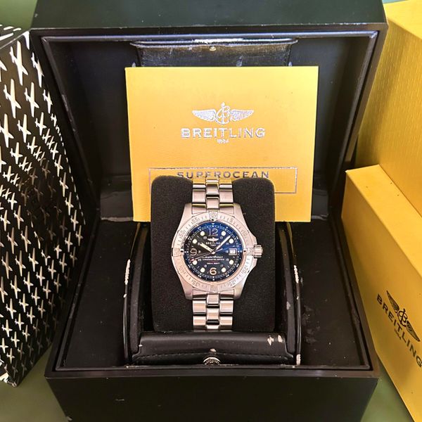 [WTS] 44mm Breitling Superocean Steelfish - Black Dial - Bo…