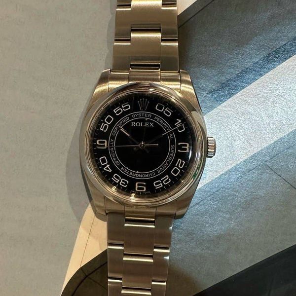 FS: Rolex Oyster Perpetual 116000 Black Concentric Dial 36mm