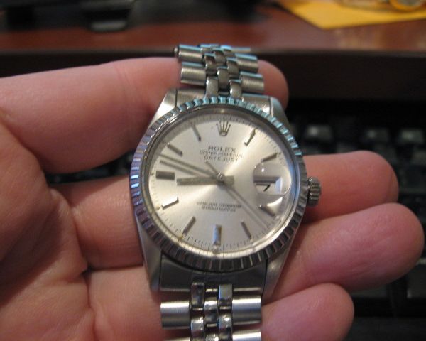 FS: ROLEX Vintage 16030 Silver dial Quickset Datejust