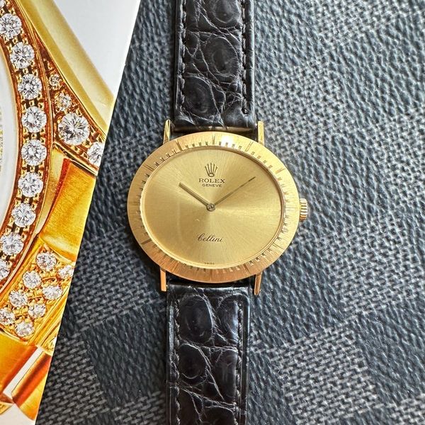 FS: Rolex Cellini Oval 18K Yellow Gold 4803