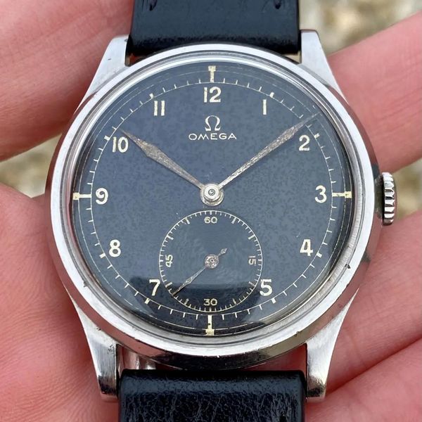 1939 Oversize Omega CK859 Ref. w/ an Original Black Sector …