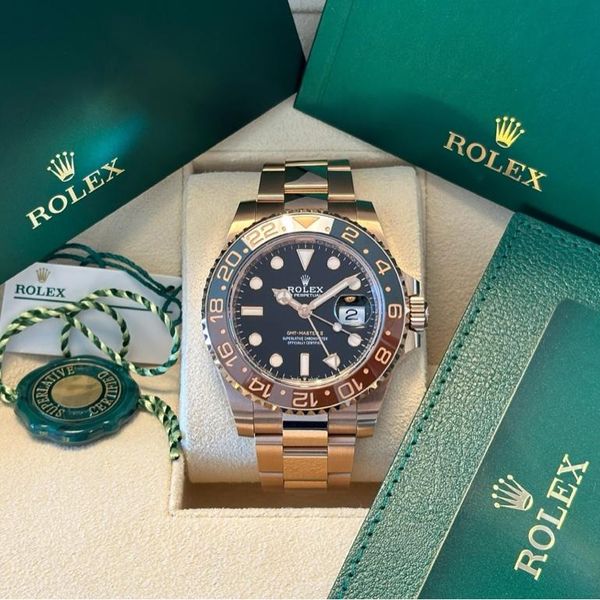 2022 Rolex GMT-MASTER II | 126715CHNR 18K Rose Gold Rootbee…
