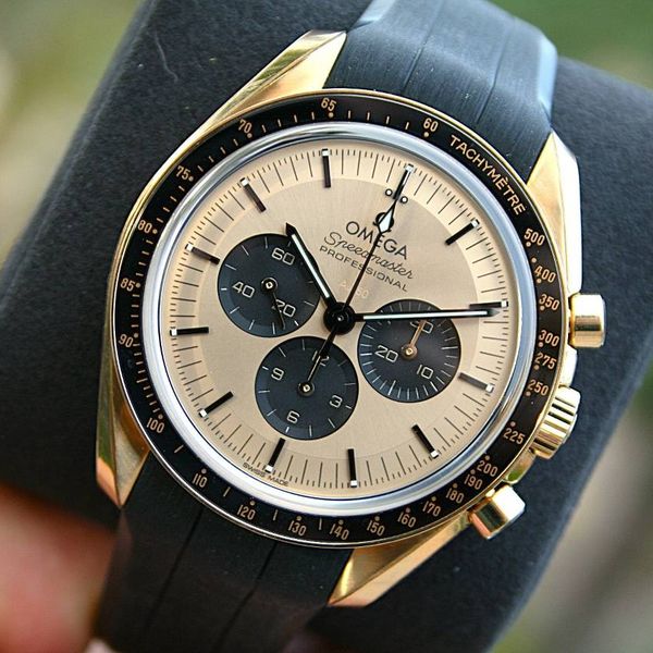 FS: OMEGA 31062425099001 SPEEDMASTER MOON WATCH 18K YELLOW …