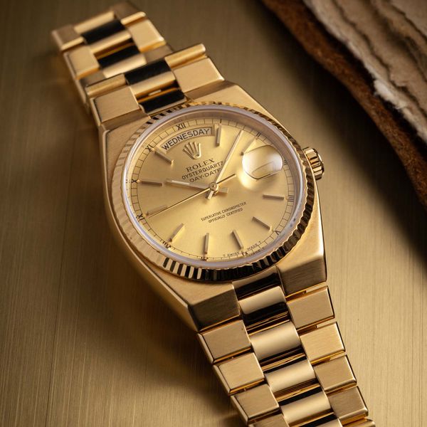 FS: Rolex OysterQuartz Day-Date Yellow Gold Champagne (Role…