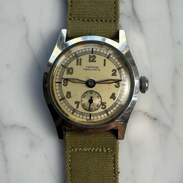 [WTS] Croton Aquamatic Automatic Bumper WWII Military Watch…