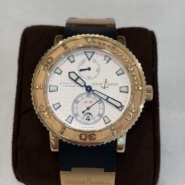 Ulysse Nardin Marine Diver Chronometer 18K Rose Gold , 266-…