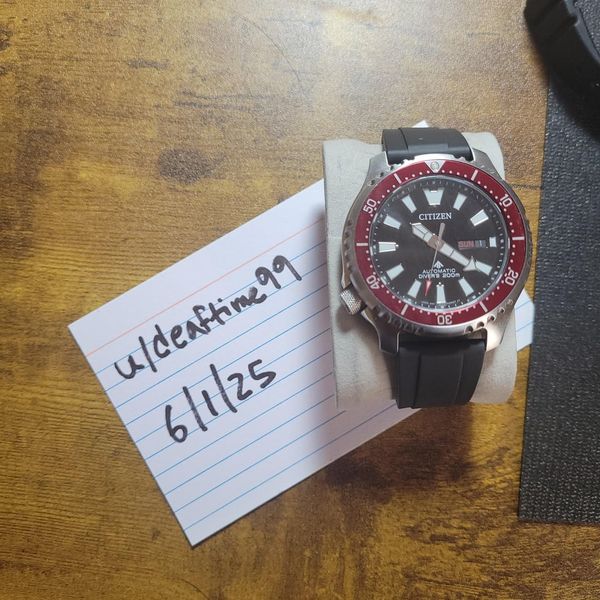 [WTS] Citizen Fugu Red Bezel ref. NY0156-04E