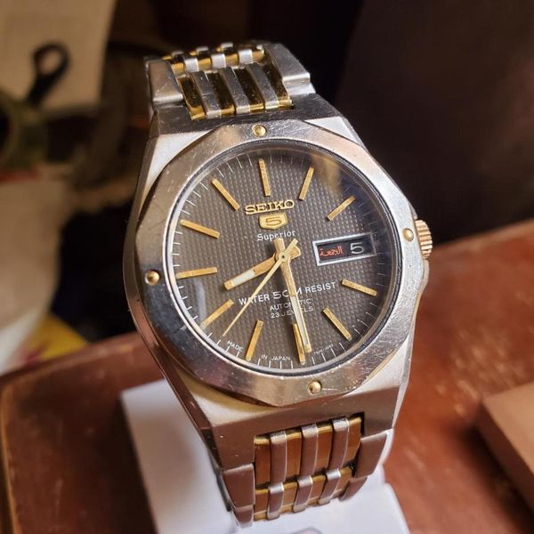 [WTS] Seiko 5 Superior SNZ334 (7S36-00H0) "Royal Oak" Waffl…