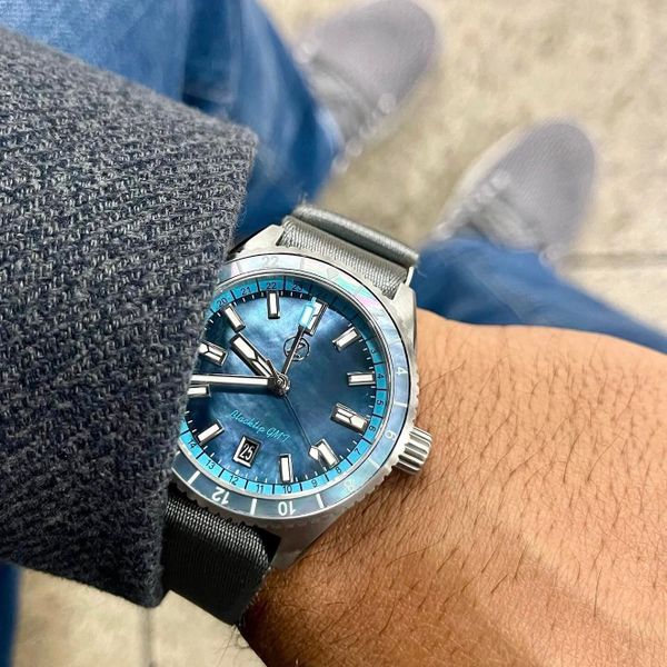 [WTS] Zelos Blacktip GMT Mother of Pearl - 725$ OBO