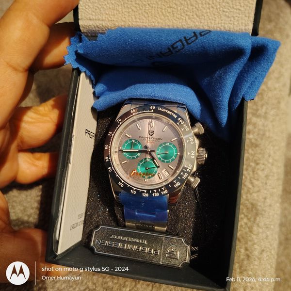 Pagani Design PD1644, green sub dials