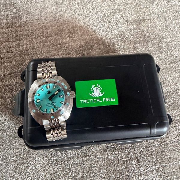 Tactical Frog 300T Diving Watch 43mm, türkis