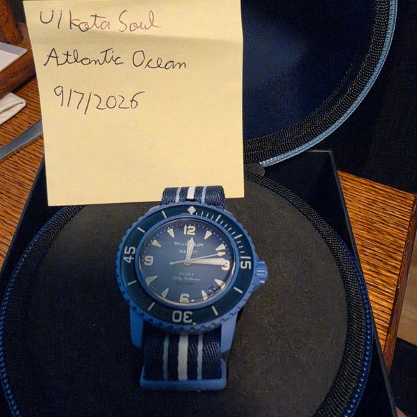 [WTS] Blancpain x Swatch Scuba Fifty Fathoms “Atlantic Ocea…