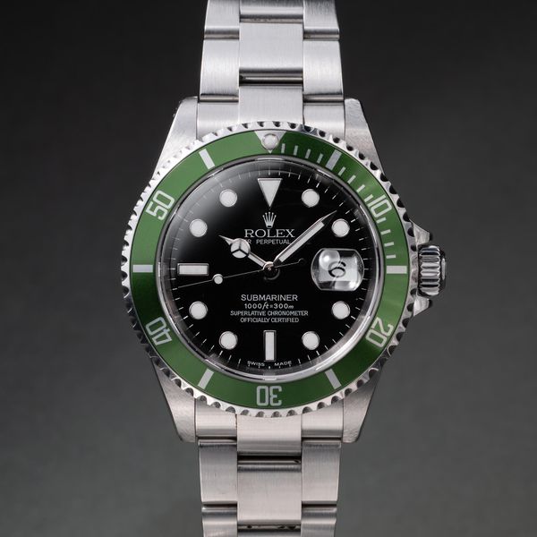 FS: 2003 Rolex MK 1 Green Submariner 16610 with Papers