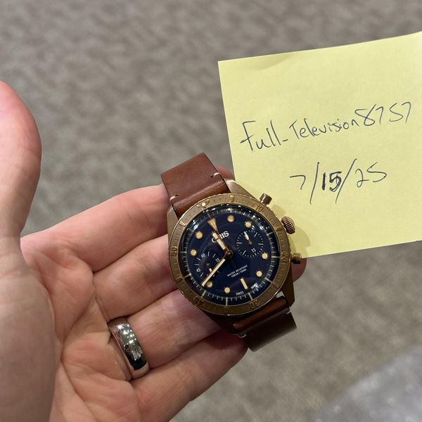 [WTS] Oris Diver Sixty-Five Carl Brashear Chronograph LE Br…