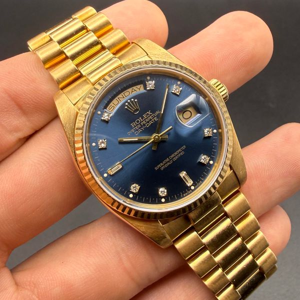 [WTS] Rolex Day-Date 18038 8.2M Blue Diamond Dial 20,000 [U…