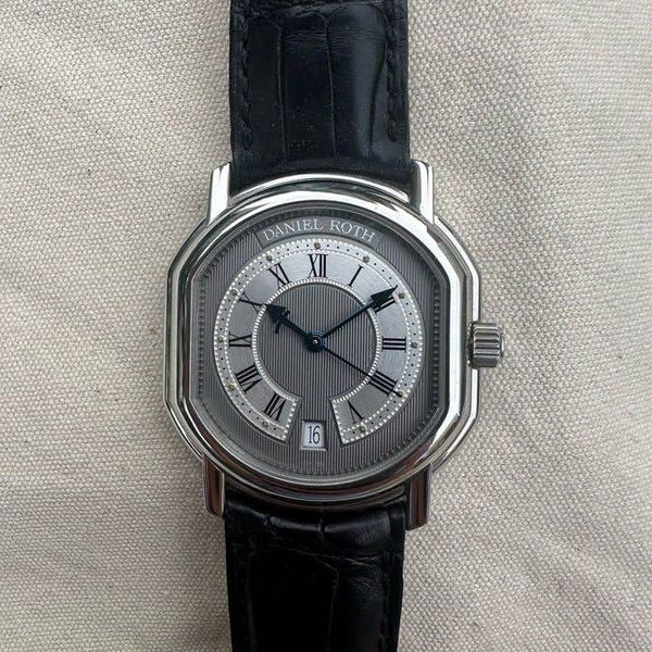 FS: Daniel Roth Le Sentier Automatic Date Ref 177 Grey / Si…